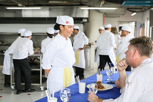 The students of First Gourmet Academy