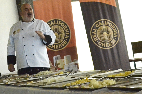 "Cheese expert and dairy consultant, Mark Todd, giving a productive seminar"